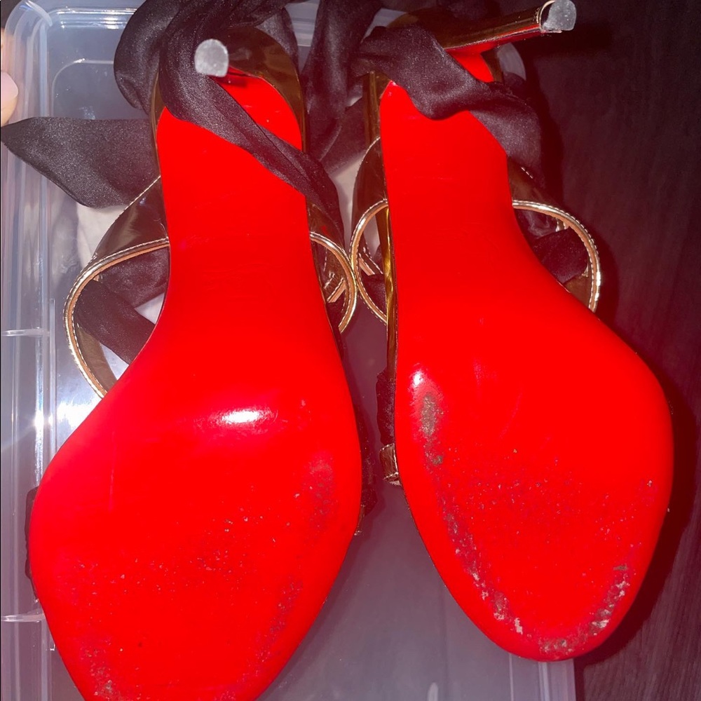 Christian Louboutin Tie Up Heels - Picture 9 of 11